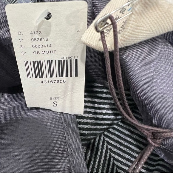 Anthropologie Cartonnier Oxford Jumpsuit Black Gray V Neck Size Small New - Picture 12 of 14